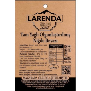 LARENDA NİĞDE BEYAZI 500gr