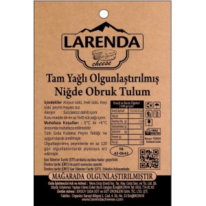 LARENDA OBRUK TULUM PEYNİRİ 500gr