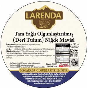 LARENDA CHEESE DERİ TULUM NİĞDE MAVİSİ